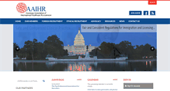 Desktop Screenshot of aaihr.org
